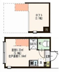 西荻北5丁目③アパートの物件間取画像